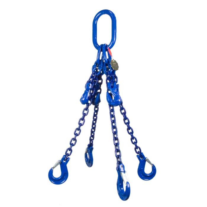 Vázací řetěz čtyřhák se zkracovači pr.13mm L=7,5m G10